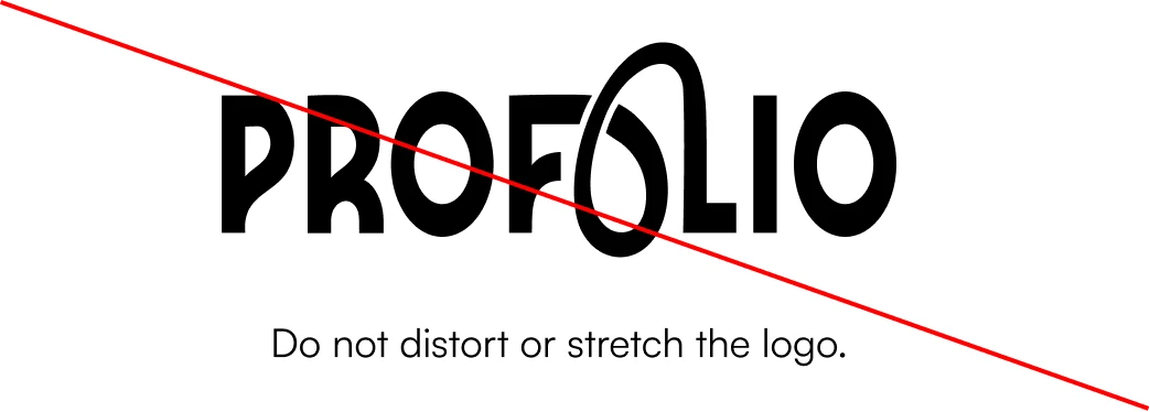 Do not distort or stretch