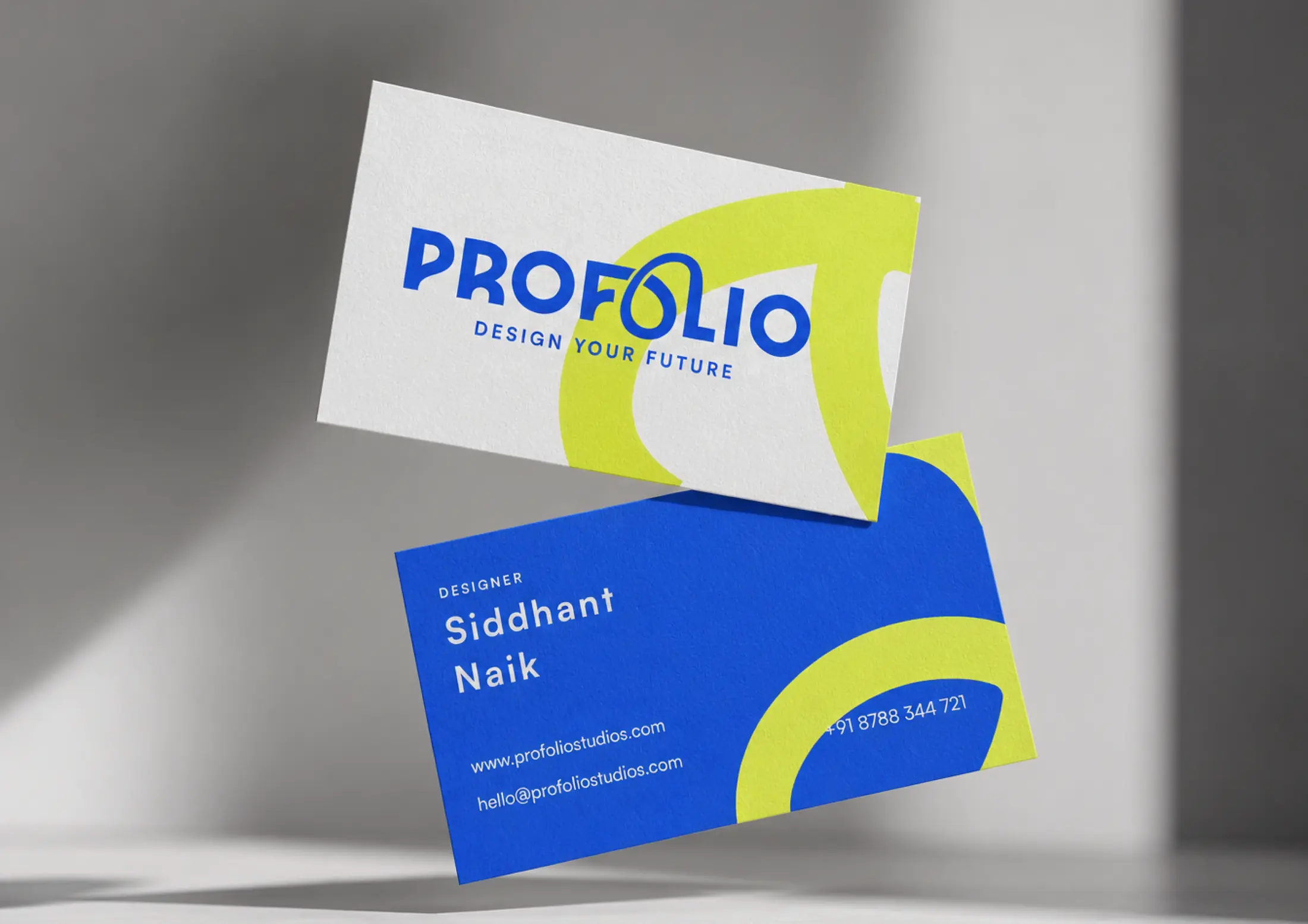 ProFolio Business Cards Mockup