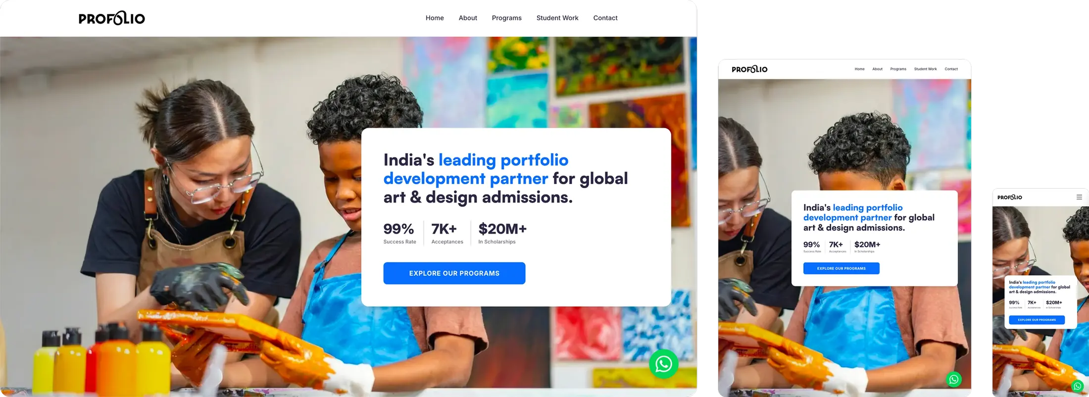 ProFolio Multi-Device Responsive System Showcase